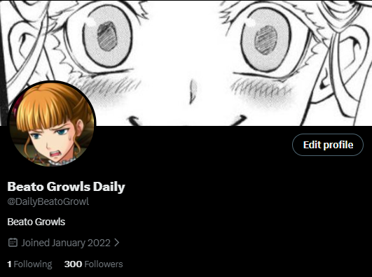 Beato Growls Daily tweet media