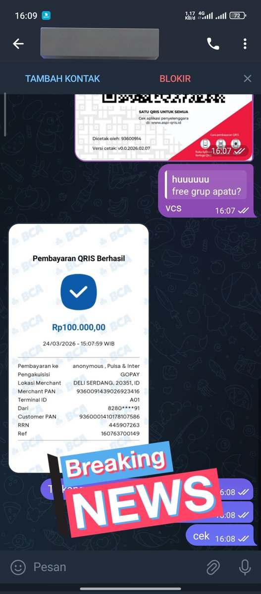 paladin146747's tweet photo. Done✅
Minimal top up 100rb free grup vcs yok yg mau lgsg dm tele link di bio✉️
diskon koin murah"🔥
#vcs #livu #chamet #tumile #mixu #tigo #ometv https://t.co/uIJ90iD3M7