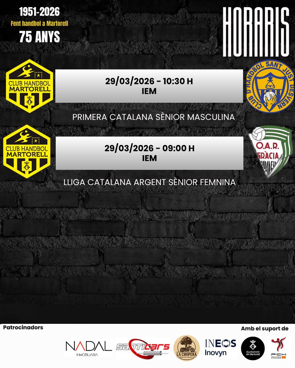 Club Handbol Martorell tweet media