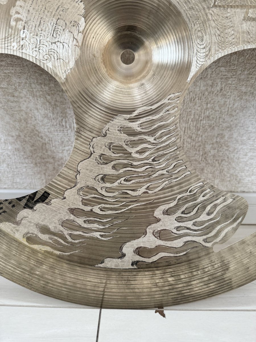 rikitex0930's tweet image. 🔥⚡️🌊
#cymbal #drum #音響彫刻