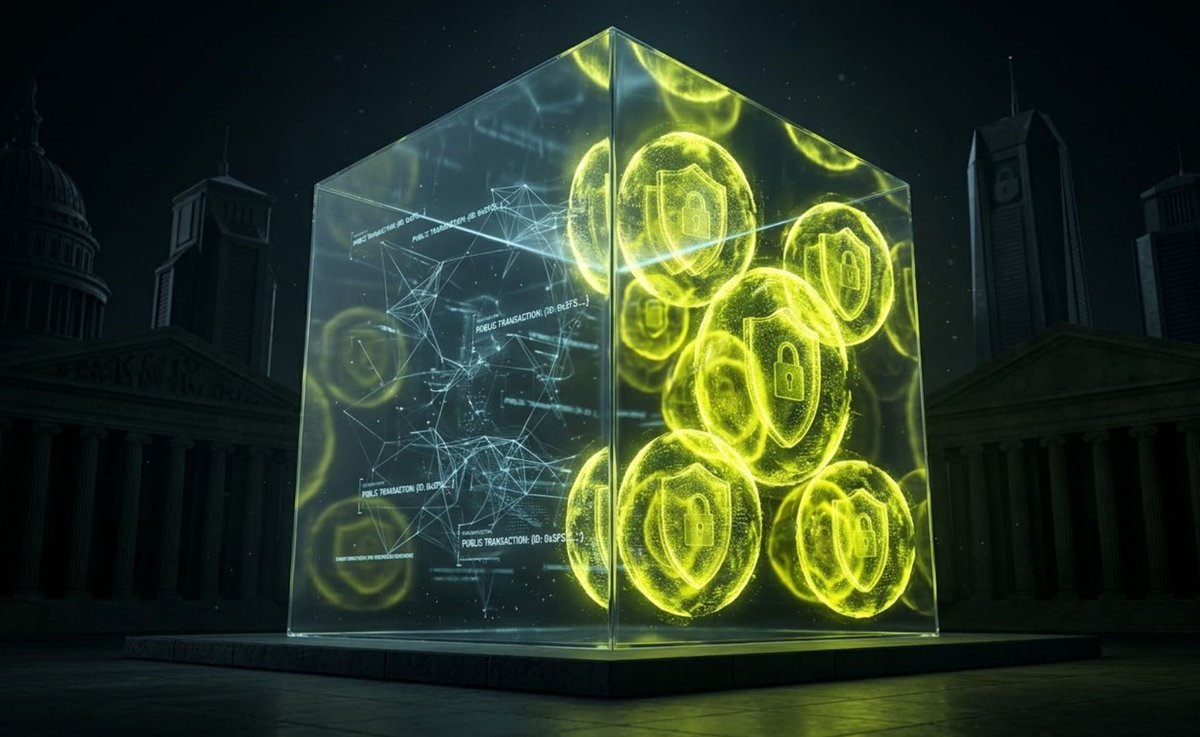 Aegis_Protocol1's tweet photo. THREAD: The case for privacy-preserving public blockchains in institutional finance 🧵

1/ Every major bank is exploring blockchain. But adoption is stuck.

Why? Because public chains have a fatal flaw for institutions: radical transparency. https://t.co/Sj28OyhuRh