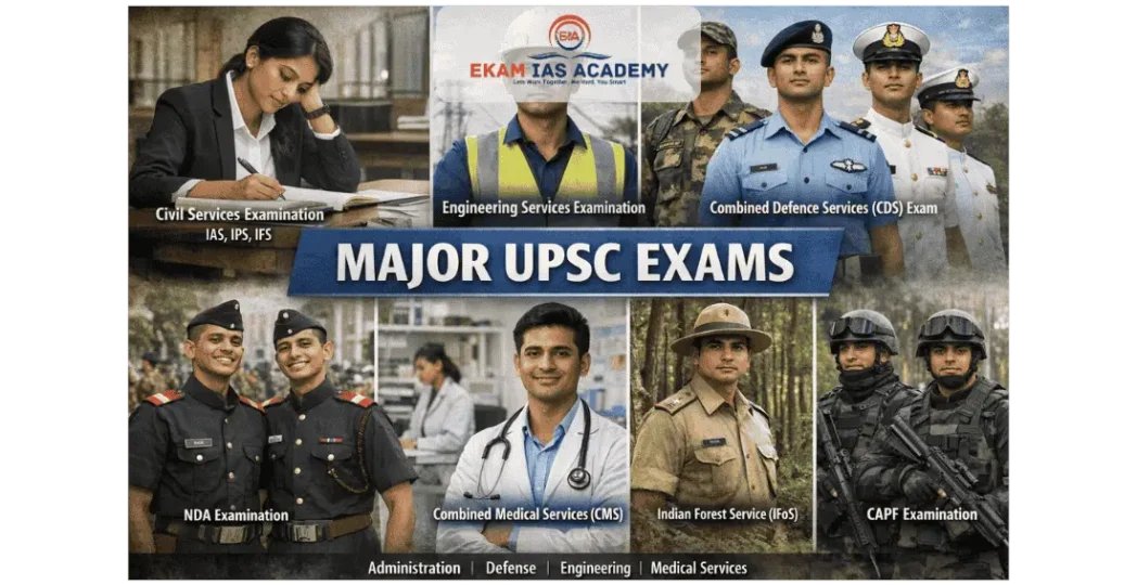 EkamIas's tweet photo. What are the Major Exams Conducted by UPSC?

Read more at: https://t.co/h3e4yP7mBq https://t.co/MEPsUAxMmP