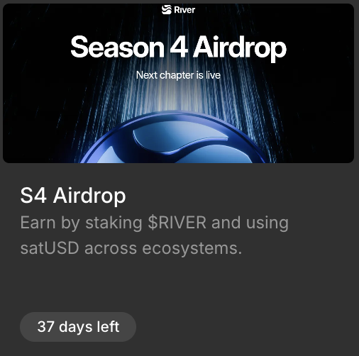 ahmadsefriii's tweet photo. Good morning fam, Update for the @River4fun Season 4 airdrop for creators has been renewed to 37 days from now.

I’m very optimistic about this update, all small creators have plenty of opportunity to earn @RiverdotInc 

And it’s also very simple : just post > tag : River4fun  and get points to convert → become $RIVER.