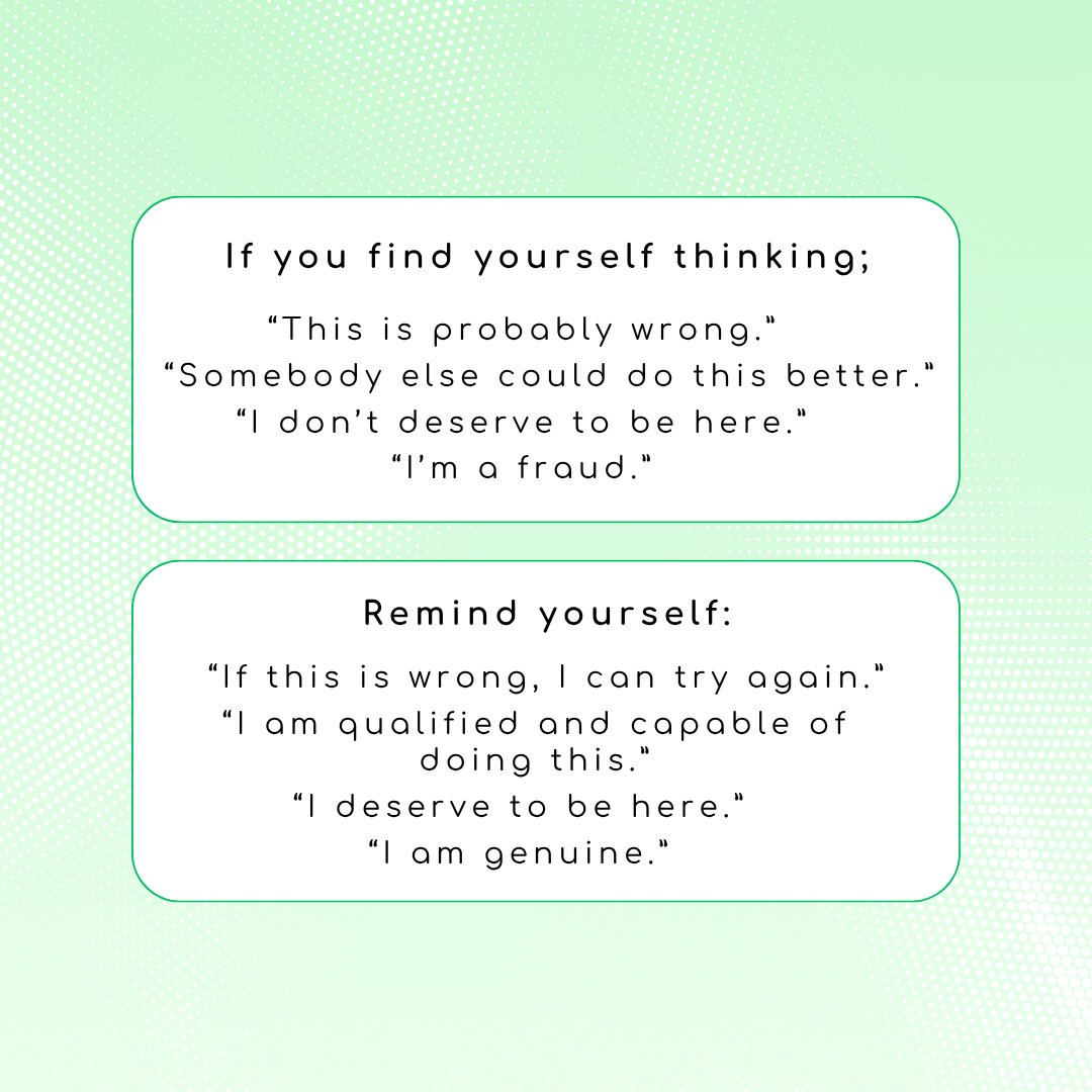 MotusL's tweet photo. Imposter syndrome is a psychological phenomenon that can make us feel as though we are a ‘fake’ or a ‘phony’ despite any genuine success that we have achieved!

To learn more about the symptoms of imposter syndrome and how we can manage it, check out our new post! 📩 https://t.co/R3qPSBeEye