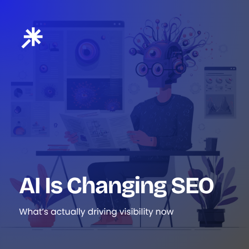 PressWhizz's tweet photo. AI is changing SEO.

And most people haven’t realised what’s actually happening yet. https://t.co/0dldjrDAor