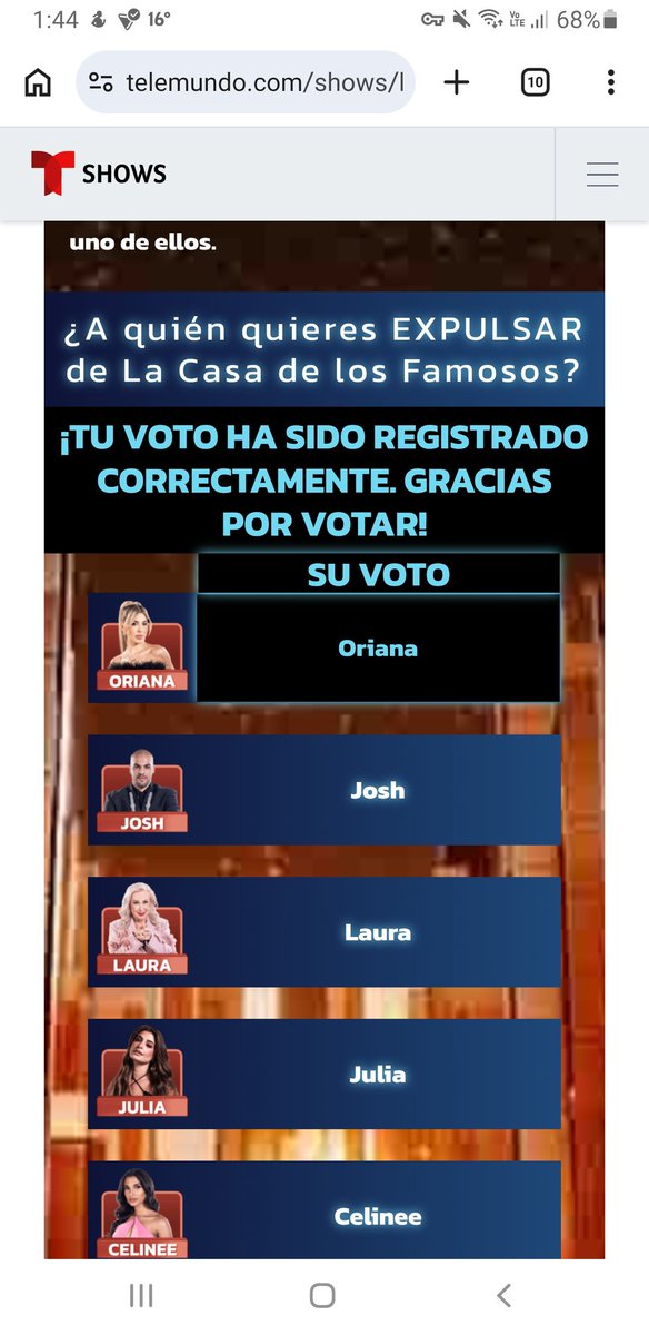 LicBettyBlue's tweet photo. @Jimenagallegotv @LCDLFTLMD @TLMDRealities #FueraOriana 🤢🤮🤢🤮 https://t.co/I2sf6WSpgR