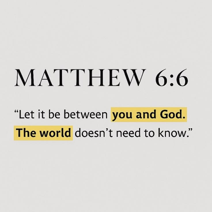 The__Bible7's tweet photo. Matthew 6:6 https://t.co/1fbNGS6aDo