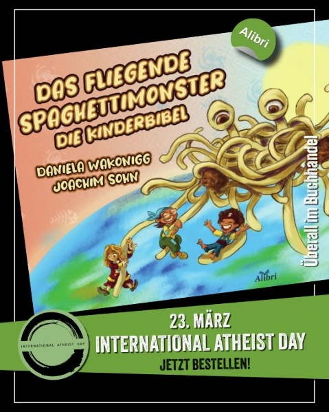 Ok, war gestern. Aber für echte Ungläubige ist doch jeder Tag #Atheistentag Und für echte #Pastafari und #Piratenkids sowieso!