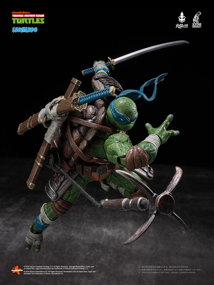 DreamEX666's tweet photo. 【忍者タートルズ可動フィギュアの新基準を再定義！】  【Redefining the articulation standard for TMNT action figures!】
製品名： ミュータント・タートルズ レオナルド スケール可動フィギュア
Product Name:TMNT Leonardo  Action Figure
サイズ： 約20cm
Height: Approx. 20cm https://t.co/wh0ipZIeTo