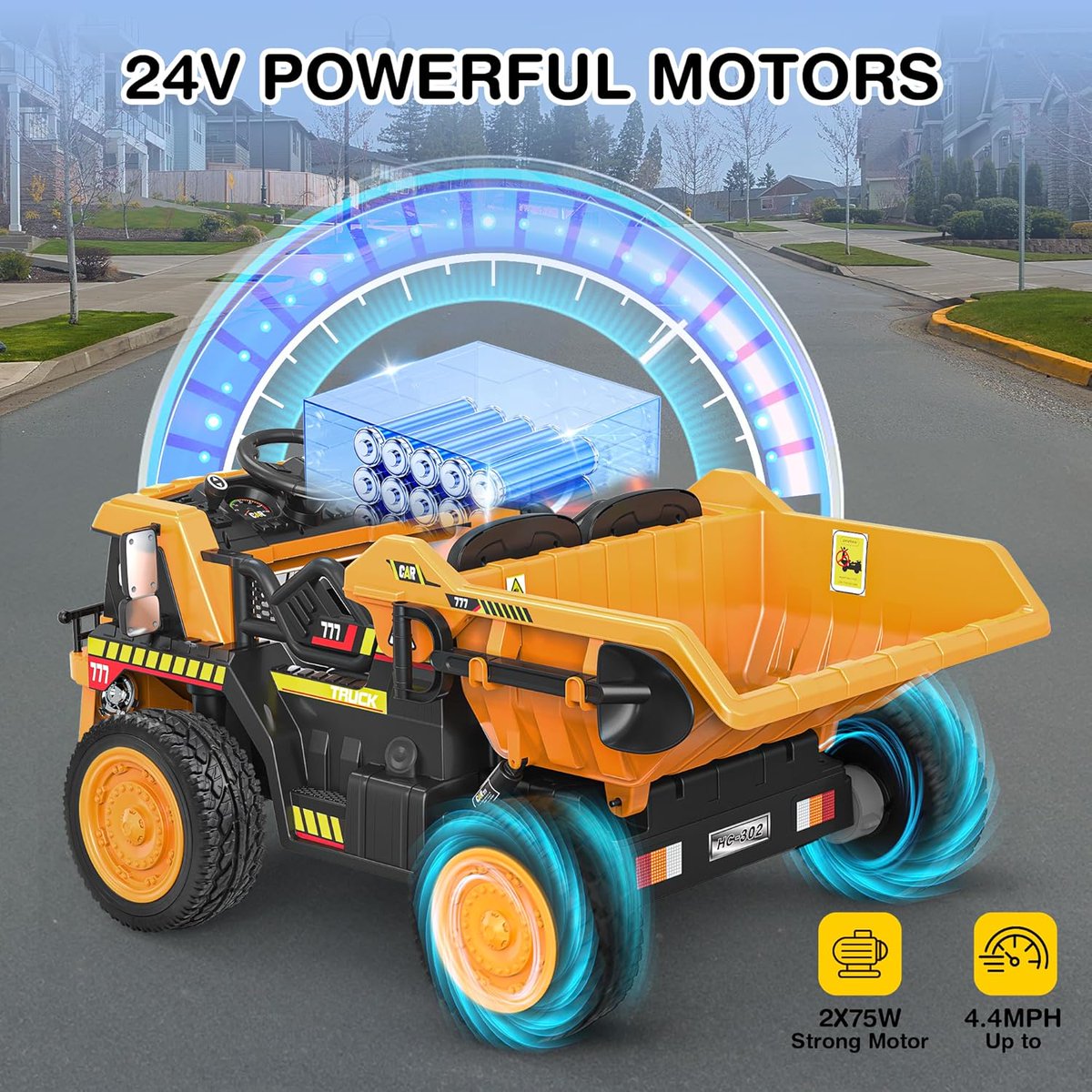 ScottyDeals's tweet image. 24V Ride On Dump Truck, 2X75W Powerful Motors, Up to 4.4Mph, EVA Tires, #merrychristmas

🛒 amzn.to/3KFqCqx

 #sale #deals #AMAZON
