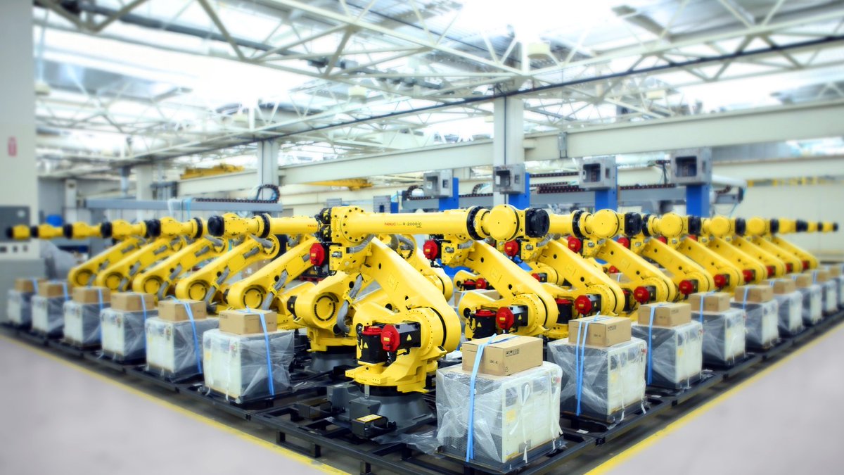 FANUCAmerica's tweet image. Guess the secret's out...
Yes! We’re investing $90 million to create production-ready capacity for #robot #manufacturing in the U.S.🇺🇸🤖

#FANUC America announces plans to acquire property and construct new 840,000 sq.ft. facility in Michigan.

READ MORE: bit.ly/3PoISqc
