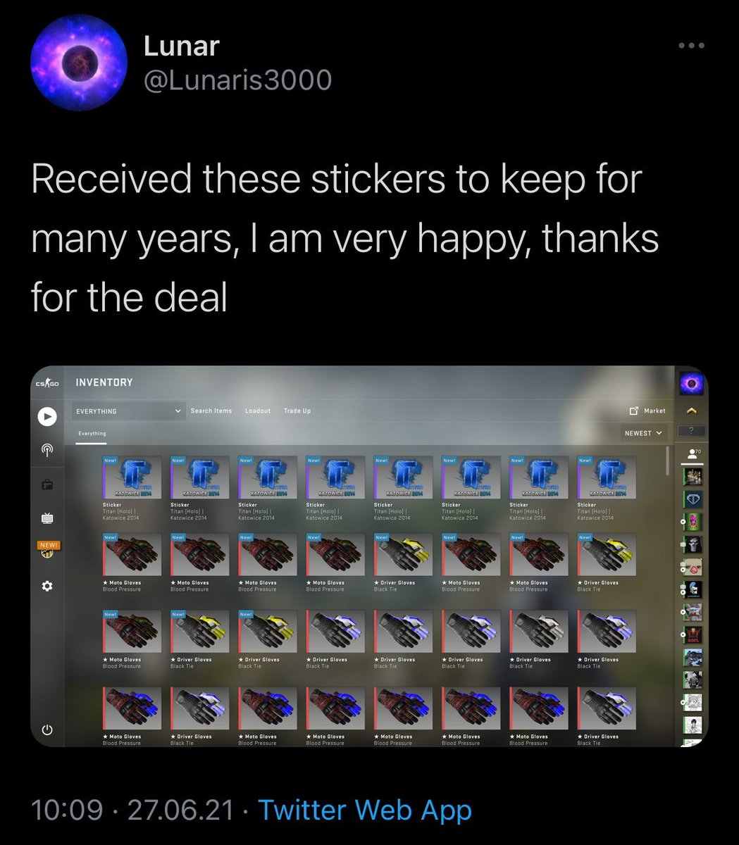 Spanky - Buying CS2 Skins💰 tweet media