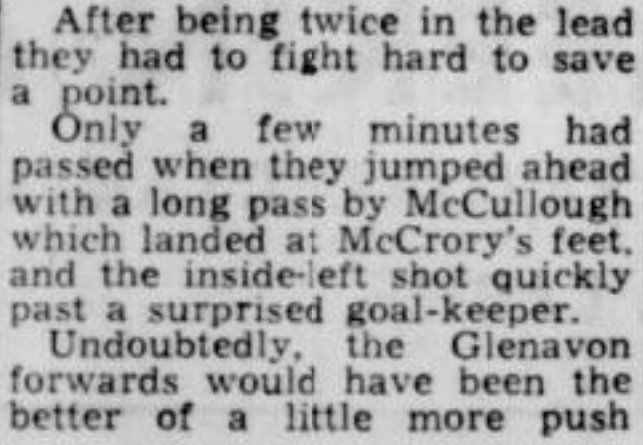 Ballyclare Comrades History tweet media