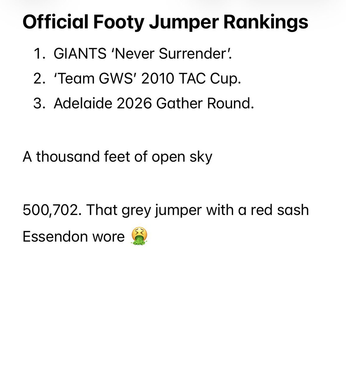 GWS GIANTS tweet media