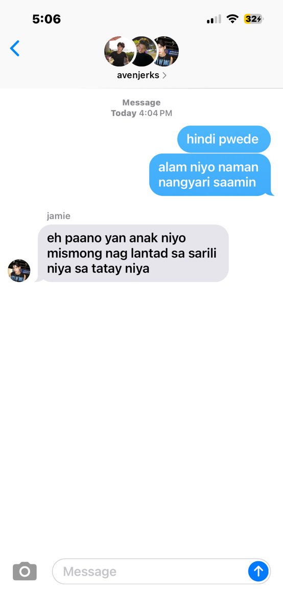 hopetheeberry's tweet photo. a #tongpae / #theewave taguan ng anak filo au wherein bigla nalang nag message si tong sa ex bf niya….. https://t.co/O20Oi2F1aF