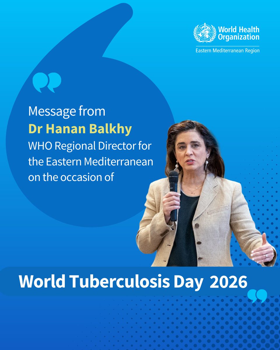 WHO Regional Office for the Eastern Mediterranean tweet media