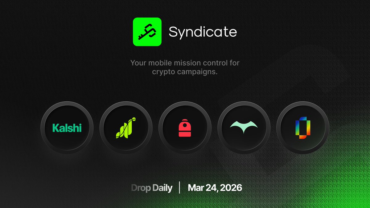 Syndicate ❇️ Web3 Campaign Aggregator tweet media