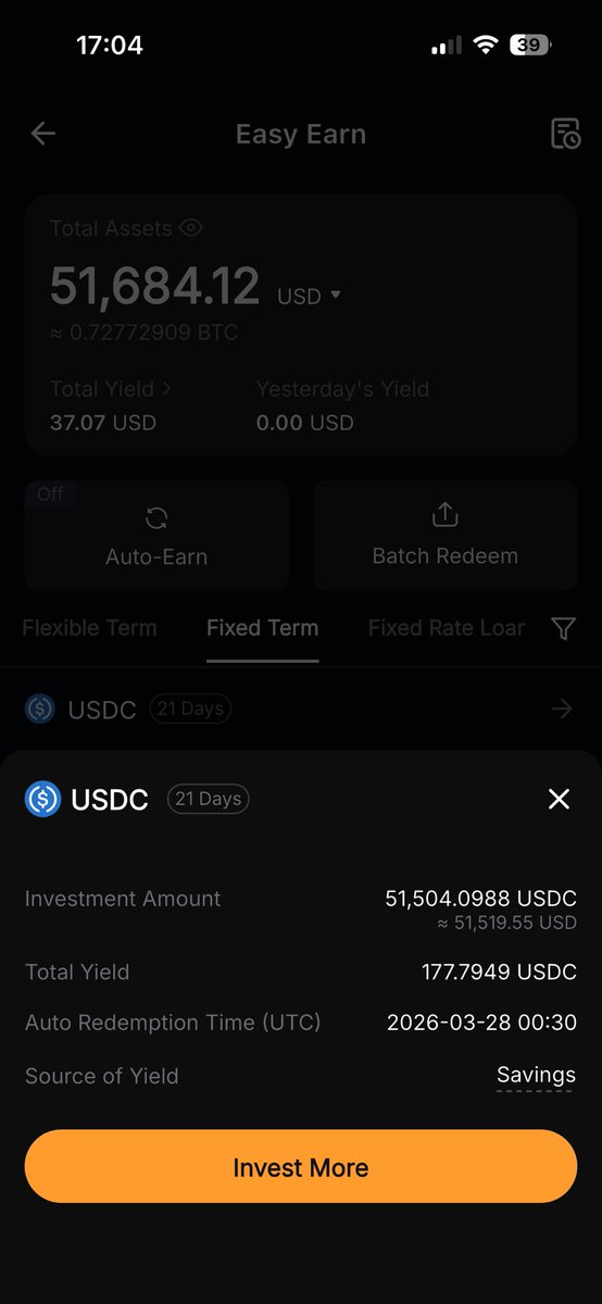 0xberrylabs's tweet photo. @Bybit_Official 这个 $USDC 活动的奖励下来了，50000u差不多有164u奖励，然后理财还有177u奖励，综合apr11.5%，我参加的时候还有15%，被后续参加的人稀释了，不过也不错了，就是时间太短了，类似这样不拥挤的活动该多找找。
能不能来个长期活动，这样东拼西凑的生活太累了。 https://t.co/rMDAP9EudG