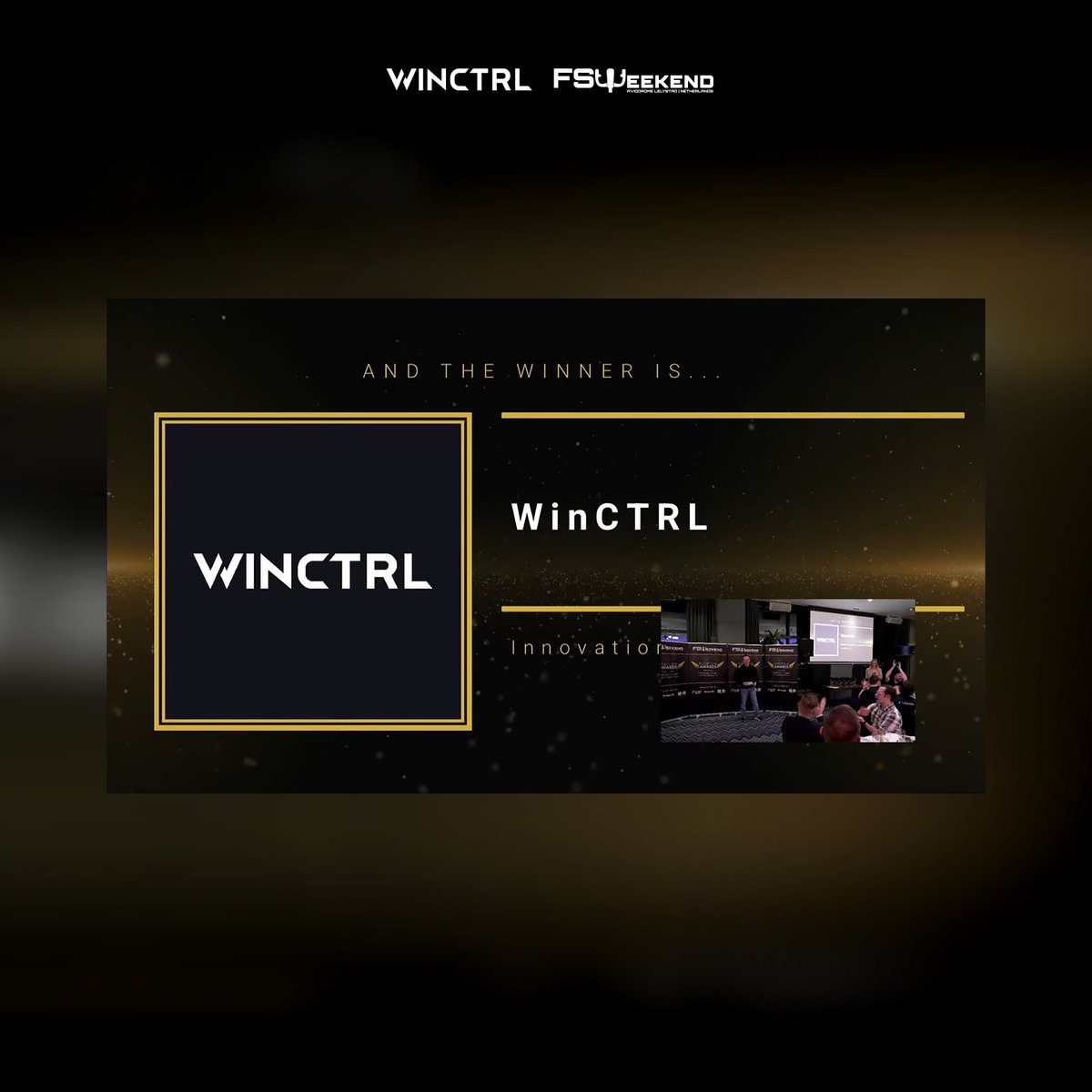 winctrlofficial's tweet image. WINCTRL takes home Outstanding Hardware &amp;amp; Innovation Award at Flight Sim Awards 2026 during @FSWeekendNL !  

Thanks to our incredible community. Your support made this possible!   

We’ll keep pushing boundaries and bringing reality even closer. ✈️ 

#winctrl #FSWeekend