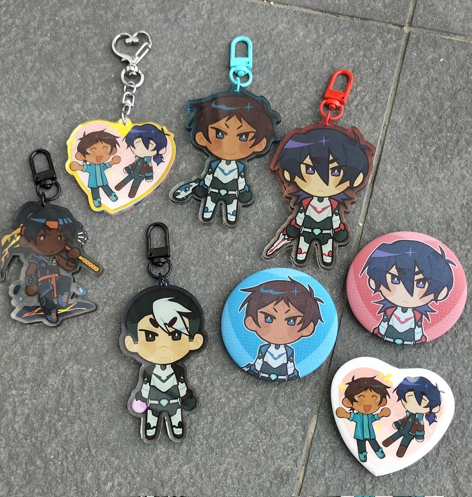 dhut up my #vld (particularly #klance) merch samples arrived

im giving cole (ninjago) and shiro away to my homies. theyre not mine to keep