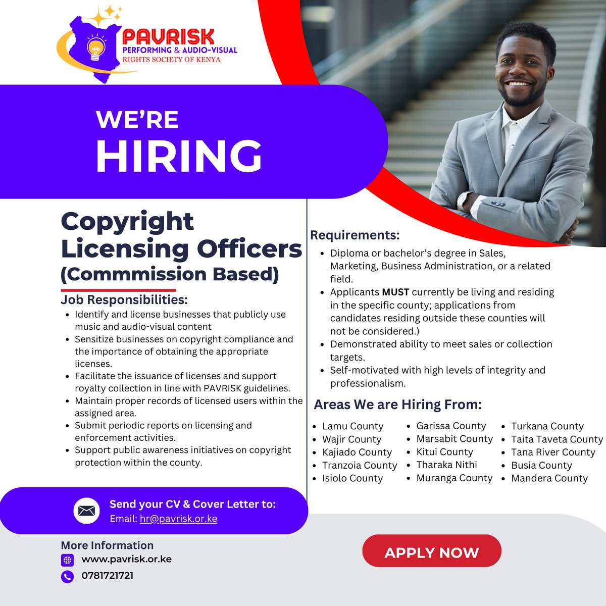 Performing &Audio-Visual Rights Society of Kenya tweet media