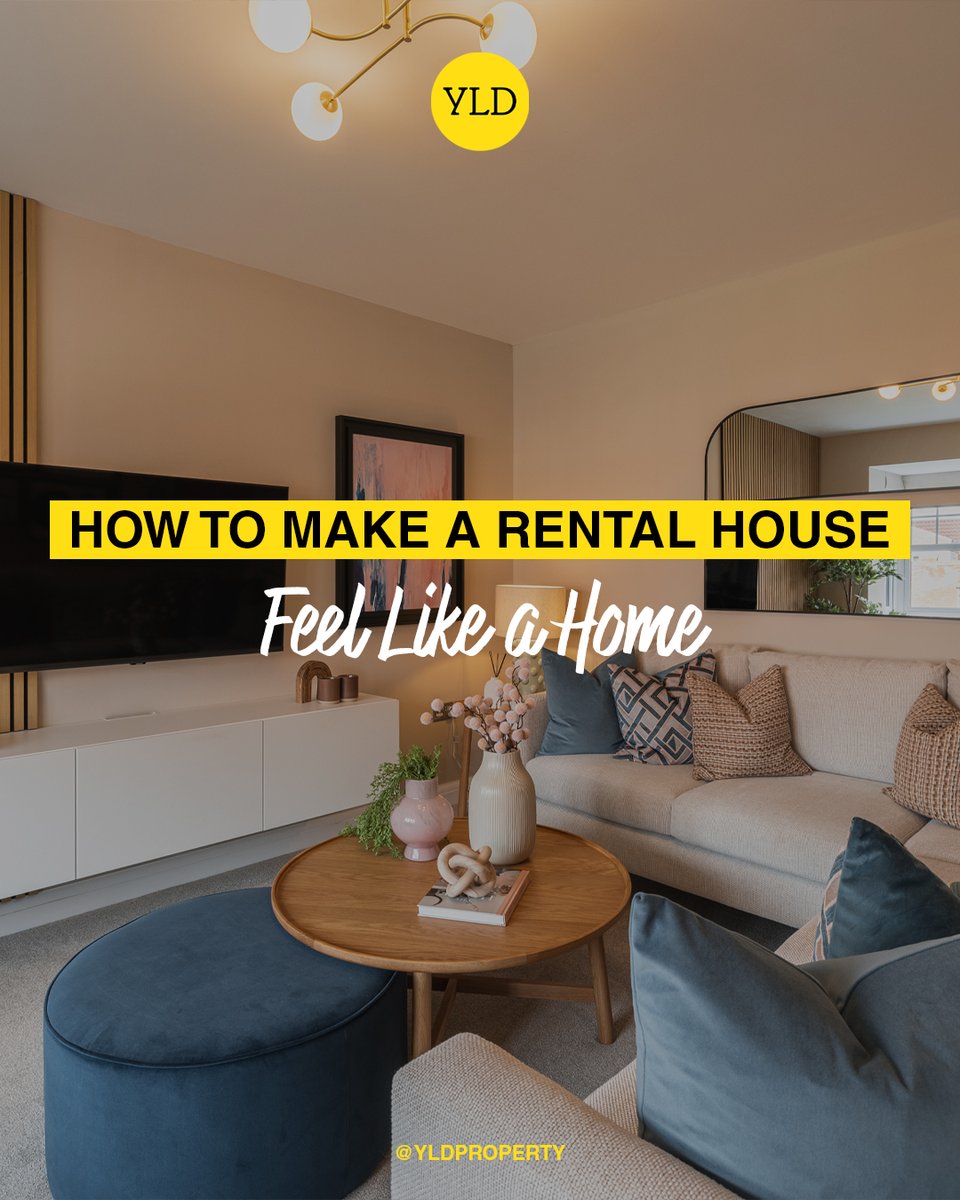 Making your rental feel like home doesn’t need to be complicated...

1⃣ Ambient lighting
2⃣ Add rugs and cushions for texture
3⃣ Use plants to bring life into the space
4⃣ Hang art or photos (damage-free options)
5⃣ Keep a few personal touches around

#renting #yld #property #uk