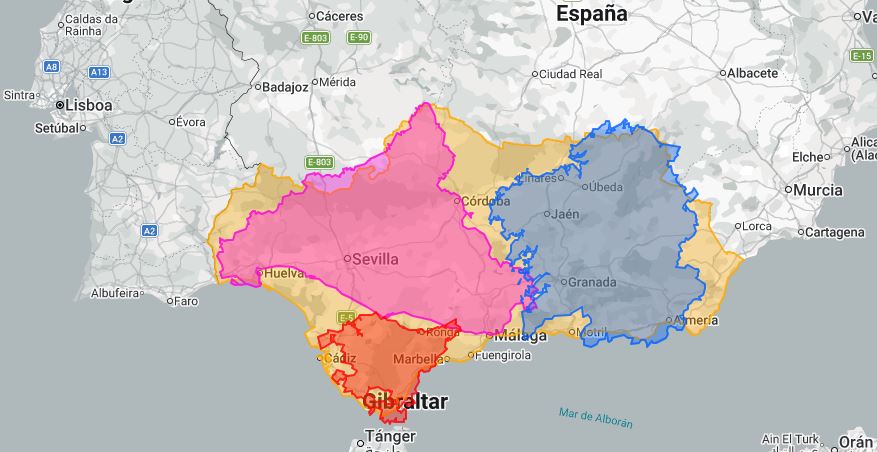 jose_salver's tweet photo. Cataluña, Euskadi y Galicia caben juntas en #Andalucia, y todavía sobra un poco. https://t.co/MmJK0nRpTy