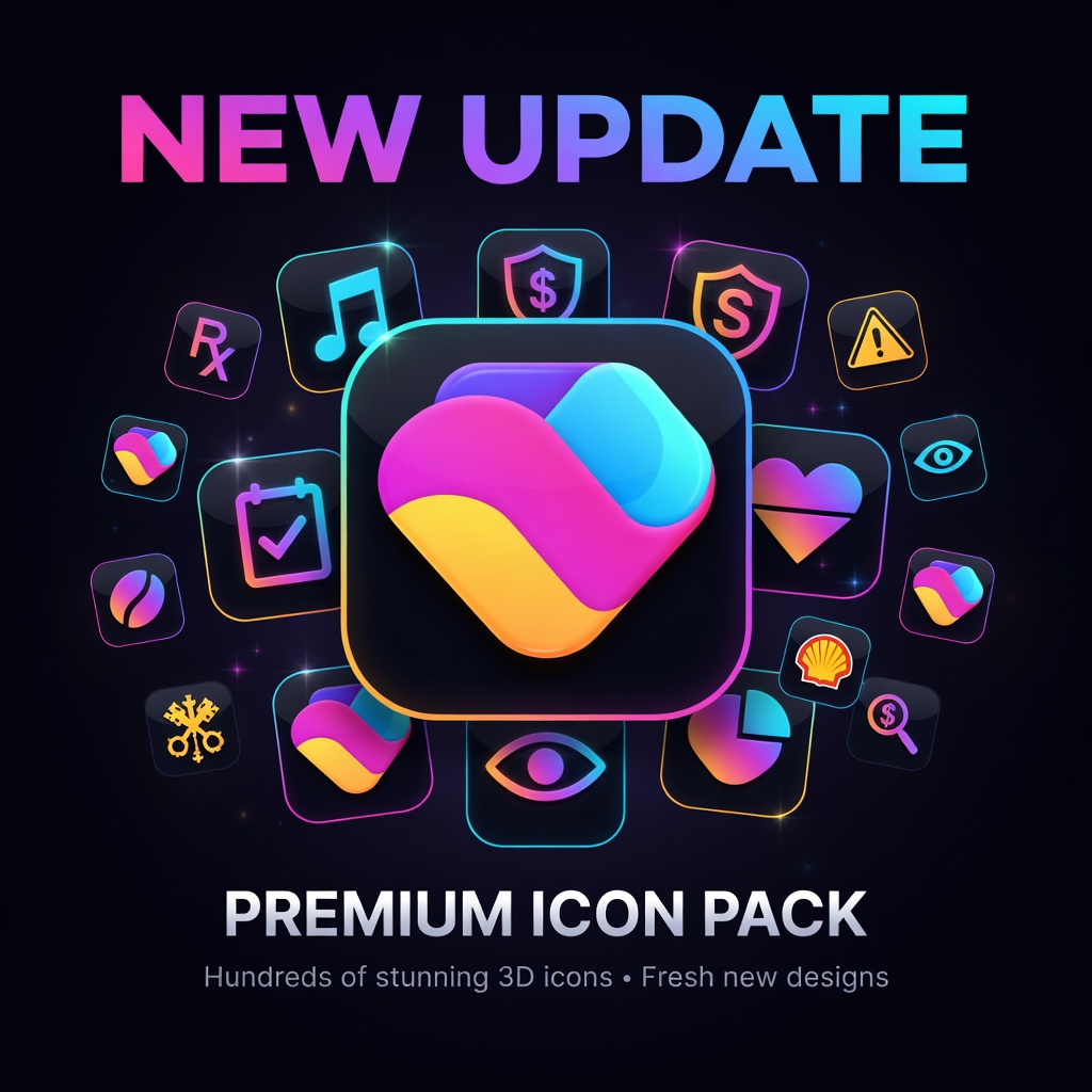 maxpatchs's tweet photo. The latest premium icon update is here, bringing you over 150 brand-new icons to refresh your look.

Making Premium with over 3000 icons in total 

Android: https://t.co/P67P6hl1Wa

iOS: https://t.co/tdgAAnqcSk

These promo images has been generated using AI https://t.co/BeHk526xSS