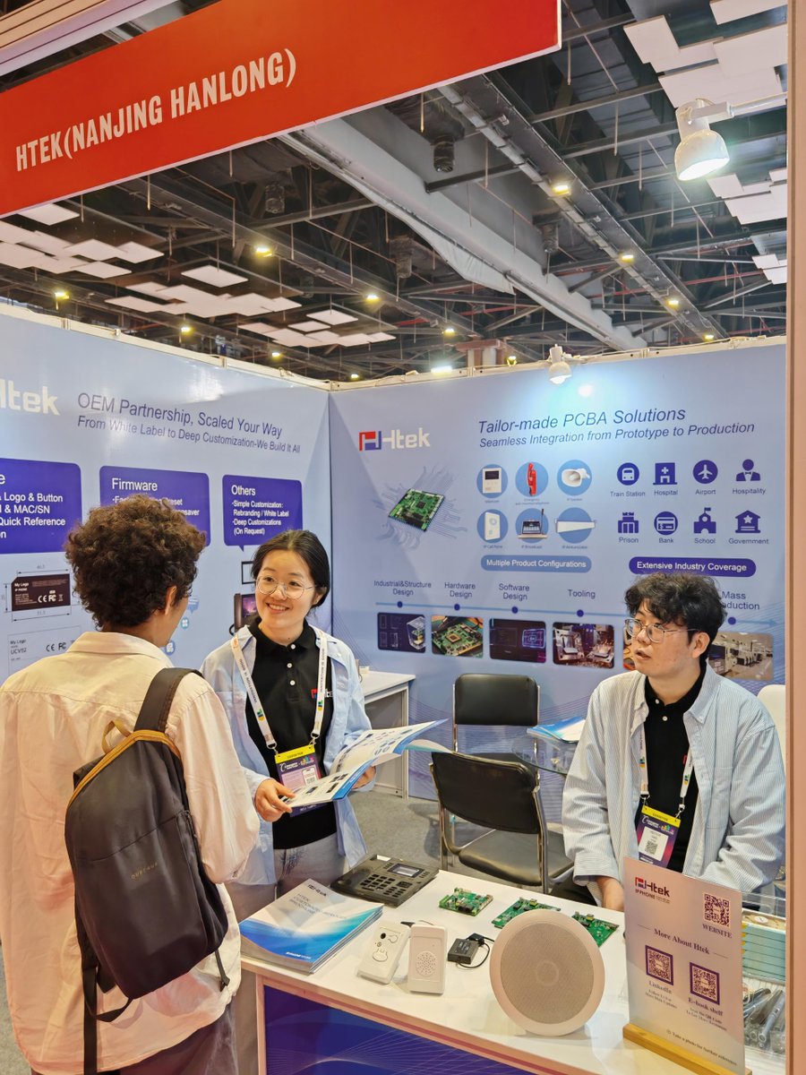 Htek2005's tweet image. 🔥 Day 2 at @Convergenc 2026!
One question we keep hearing: “Does your video phone support Teams, Zoom, Webex, and SIP all in one?”
Yes. And that’s just the start.
Come by @Htek2005 Booth A5-73.
📅📍 23–25 March | New Delhi
See you here! 
#Htek #IPPhone #ConnectWithHtek #CI2026