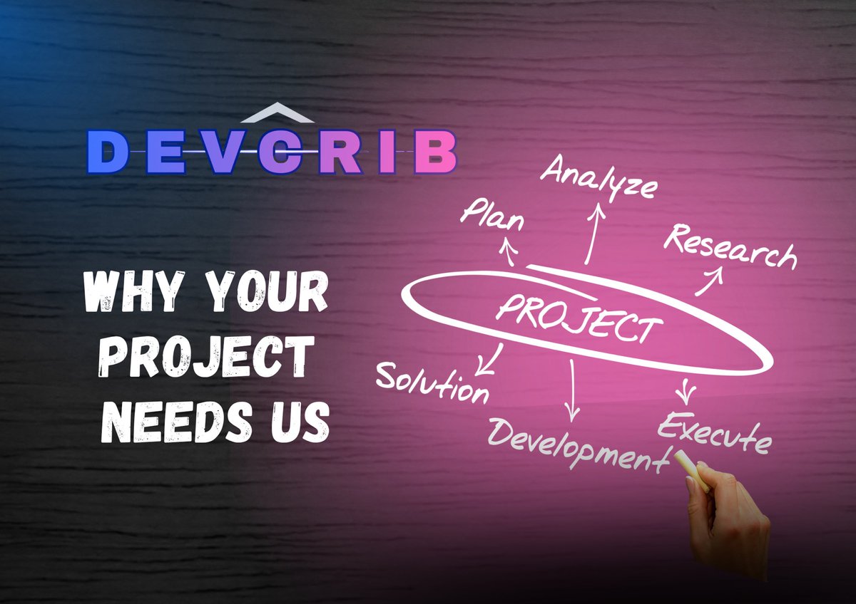 Devcrib's tweet photo. WELCOME TO DEVCRIB 

Most crypto projects don't fail because of bad tech.
They fail because no one is holding everything together.
That's the gap we built DevCrib to fill. https://t.co/7bdJeTWMmF