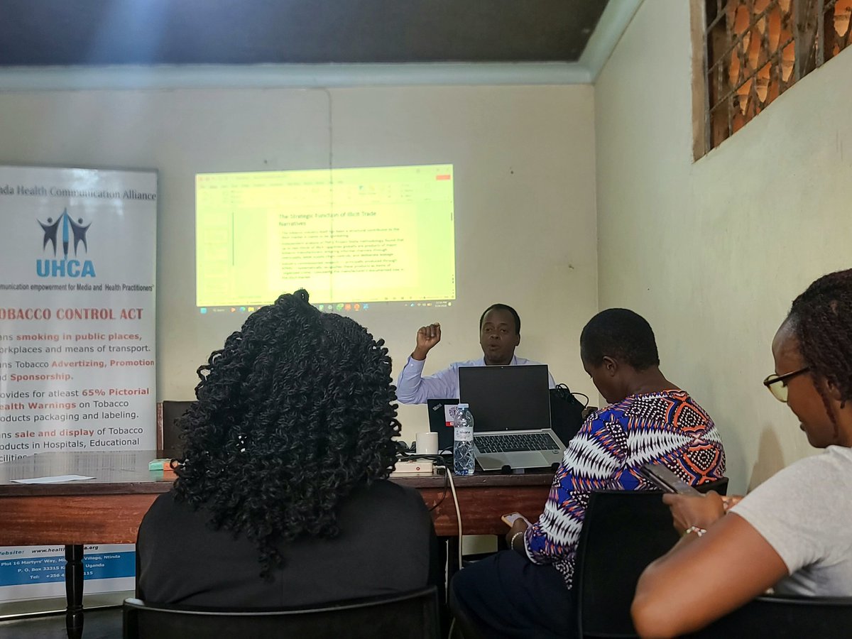 uhca_ug's tweet photo. The tobacco industry has itself structurally fueled the illicit market it claims to fight, then uses that narrative, backed by corporate financial reports, as a classic interference tactic to lobby policymakers,” says @azizagaba - (@unhco) https://t.co/M7fs1BhfV5
