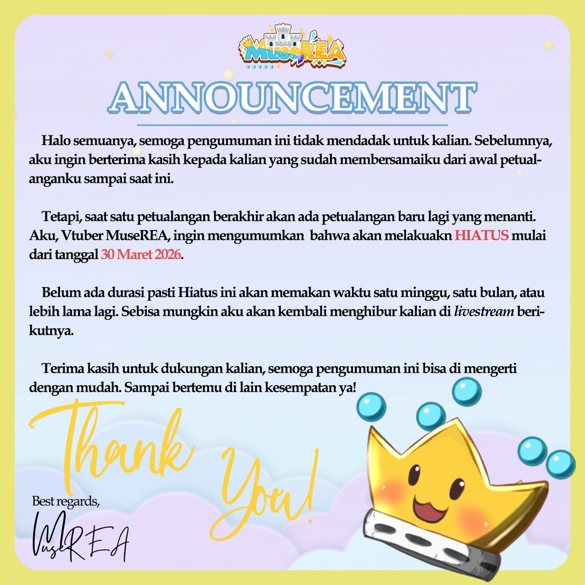 MuseREA 🜲 (Hiatus) tweet media