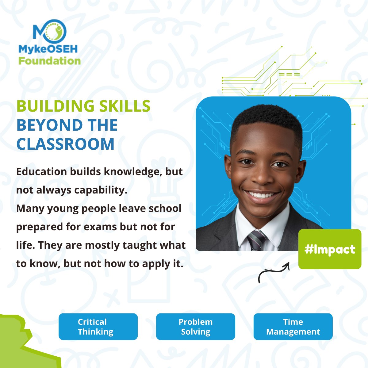 MykeOSEH Foundation tweet media