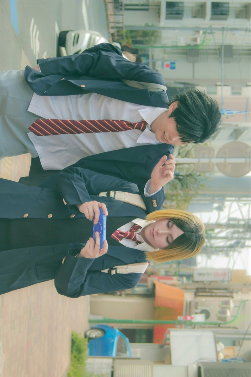 よしたけ 4/5 池a! 寮服🐬 tweet media