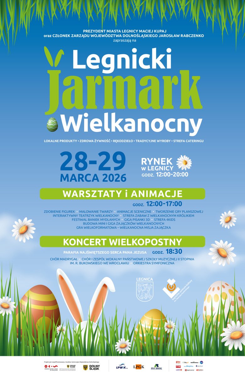 dolnyslask24h's tweet photo. https://t.co/8qj4kMlOw7 W  dniach 28–29 marca 2026 roku w plenerze przy ulicy Najświętszej Marii  Panny oraz na Rynku odbędzie się Legnicki Jarmark Wielkanocny – wydarzenie łączące tradycję, kulturę i rodzinny wypoczynek. https://t.co/b3epZrA8Dw