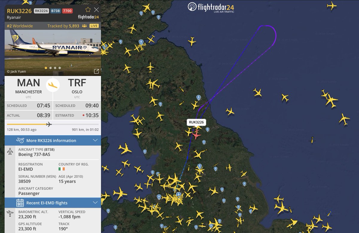 Flightradar24 tweet media