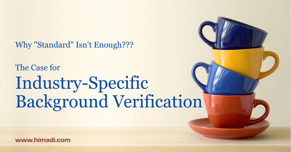 HimadiSolutions's tweet image. Is your background verification strategy actually built for your industry? 🤔

Discover how different industries need different verification strategies 👇 
himadi.com/www-himadi-com… 

#BackgroundVerification #Hiring #PledgetoCover #ComplianceIsntOptional #blogs