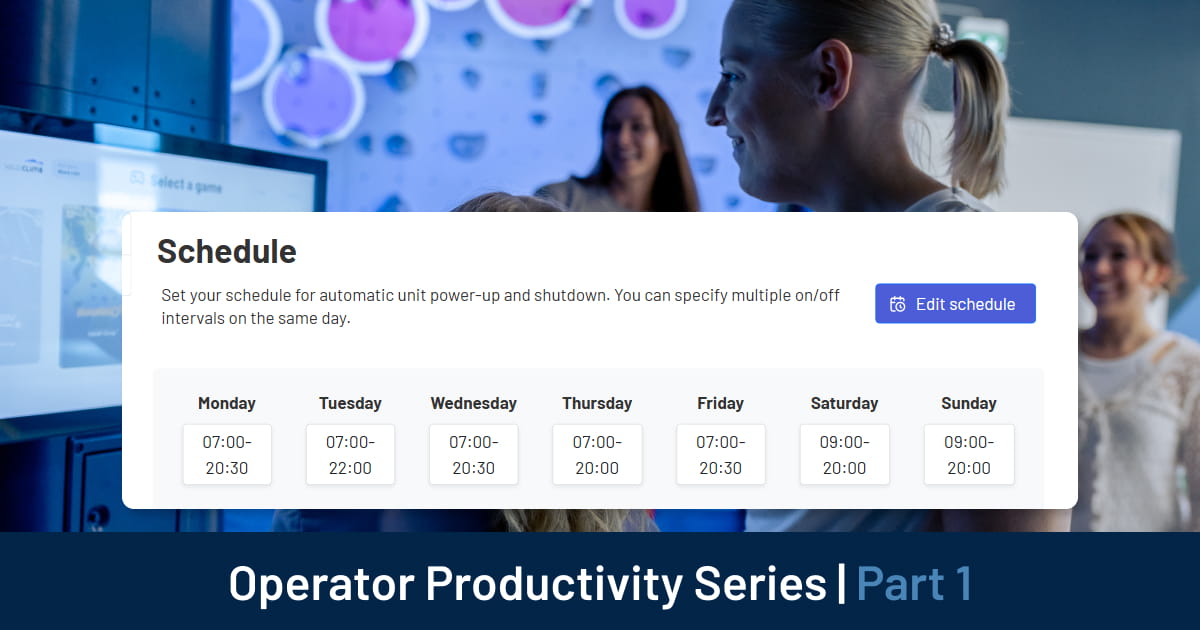 The best operators remove repetitive work before it slows the business down 🕒 Part 1 of our Operator Productivity Series starts with automated scheduling.

Read Part 1 and see how to build more efficiency into your daily routine:
hubs.ly/Q046TpLG0
