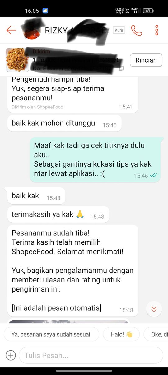 itikimochi's tweet photo. Contoh driver ojol yg baik, ramah dan pekerja keras.. ujan" tetep mau nganter orderan.. Jalan lagi macet juga.. bahkan titik lokasi error dan bikin dia nyasar pun dia ga marah..

Sehat" terus kakak driver, semoga lancar terus rejekinya.. ☺️
@ShopeeID
#fypシ゚ #ojol #magelang https://t.co/cMvUAFp8ex
