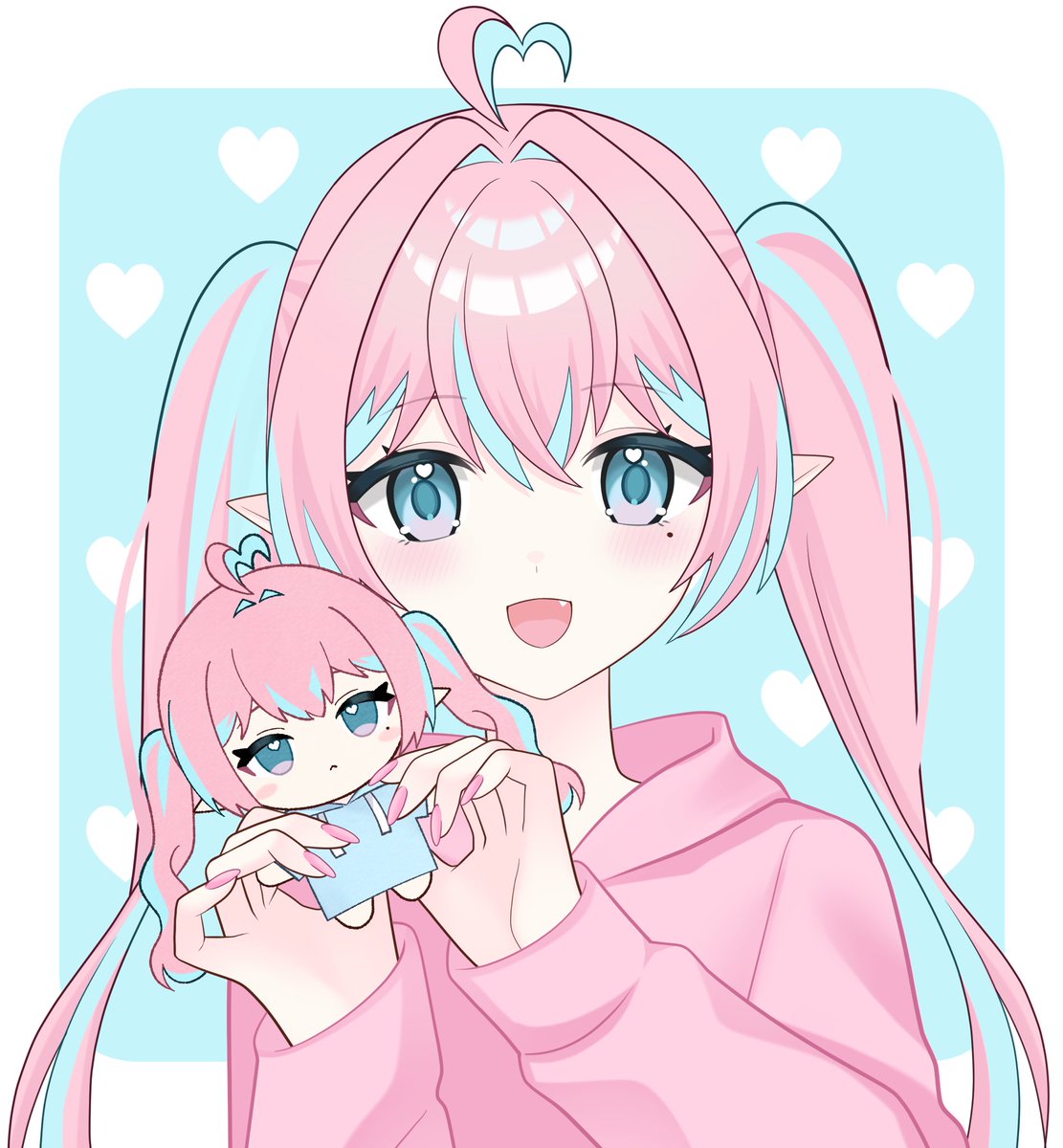 仁兎愛鈴🐰🎀🩵ドワーフV tweet media