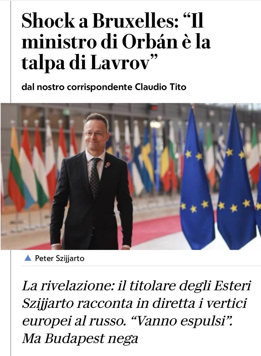Ma no dai, chi l’avrebbe detto che la Russia ha delle talpe in Ungheria.