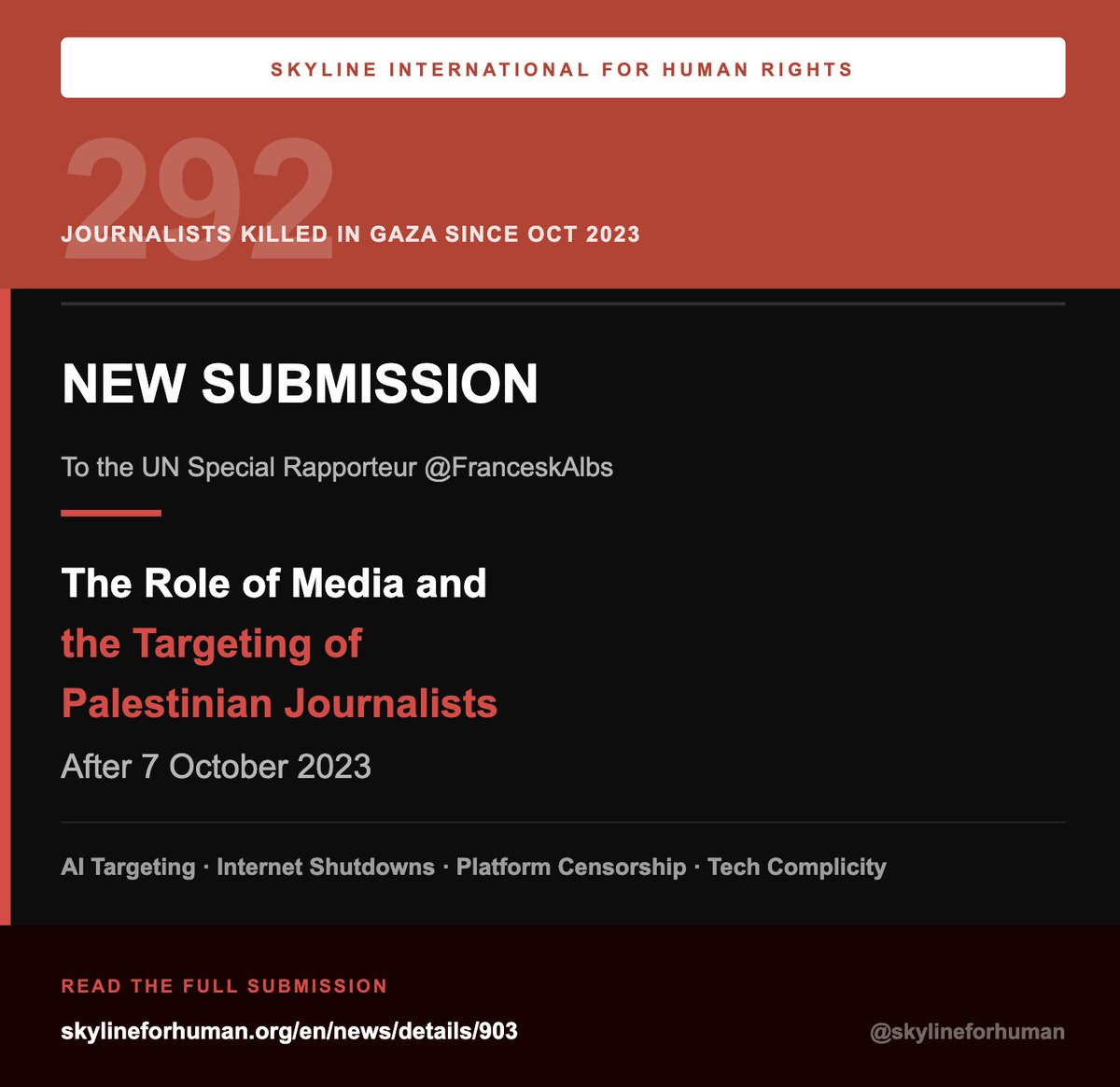 Skyline International for Human Rights (SIHR) tweet media