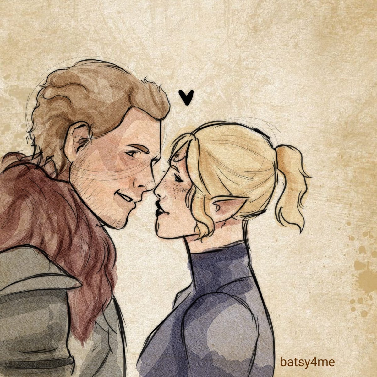 batsy4me's tweet photo. My Inquisitor Luna Lavellan and Cullen Rutherford 💖 #dragonage https://t.co/uSi3jOnMPm