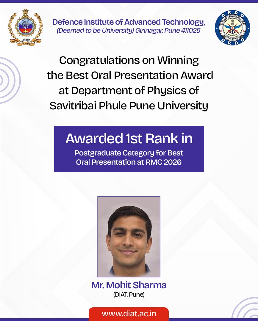 DIAT_Pune tweet media