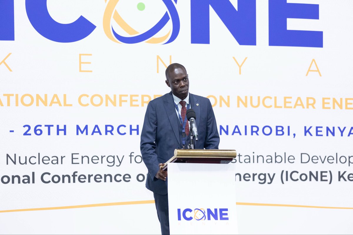 knrakenya's tweet photo. Kenya has reached a significant milestone in its nuclear journey. Speaking today at the International Conference on Nuclear Energy in Nairobi, @knrakenya Director General @chumba_james, said the country’s nuclear programme should be built on inclusivity, trust and best practices. https://t.co/9tMYwcgnRp