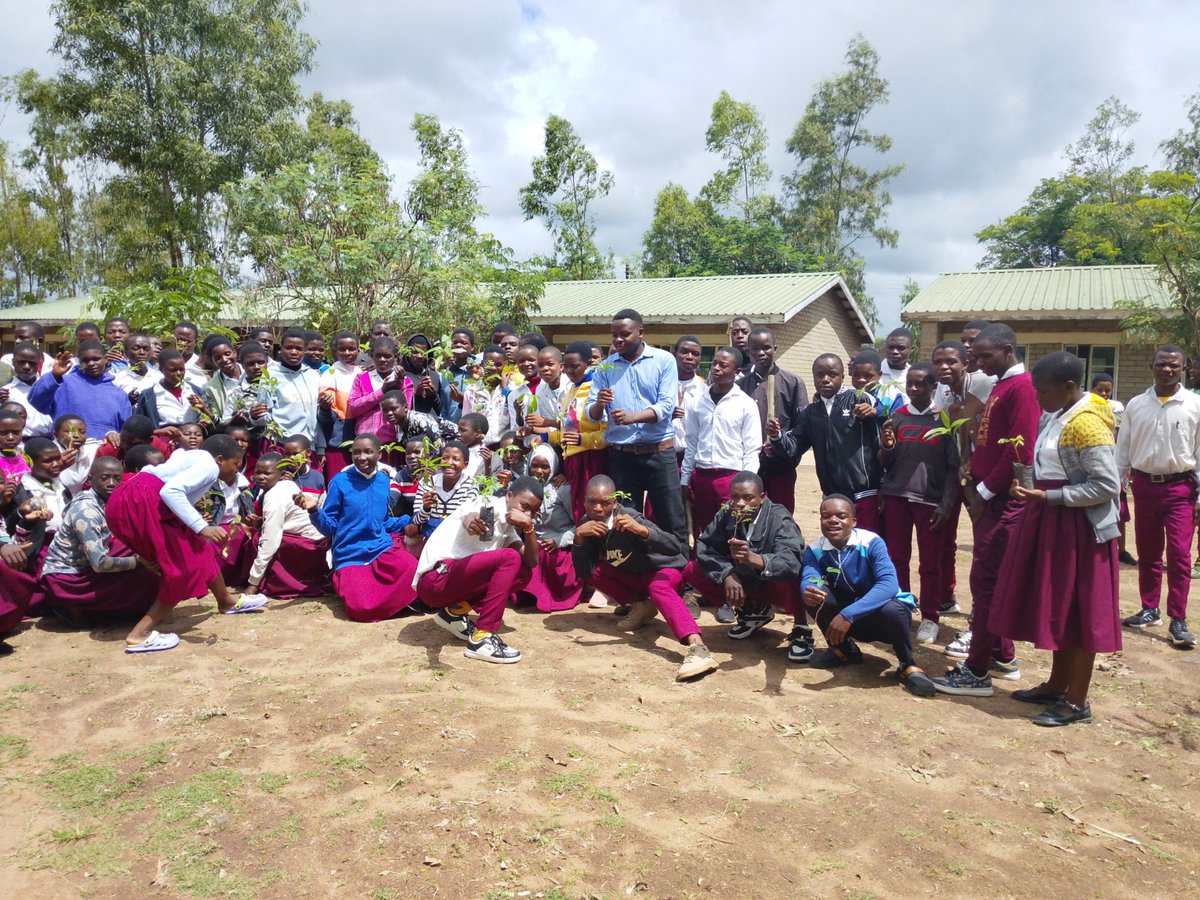 YASCONORG's tweet photo. In observance of the 2025/26 National Forestry Season officially launched on 16th January 2026 and is  scheduled to phase out soon, we give highlights of tree planting exercises we have been  conducting. One of which being at Chikangulu CDSS in Chiradzulu. https://t.co/FdpTLnpaKB