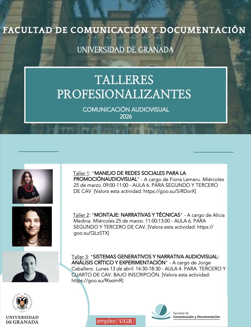 Facultad de Comunicación y Documentación UGR tweet media