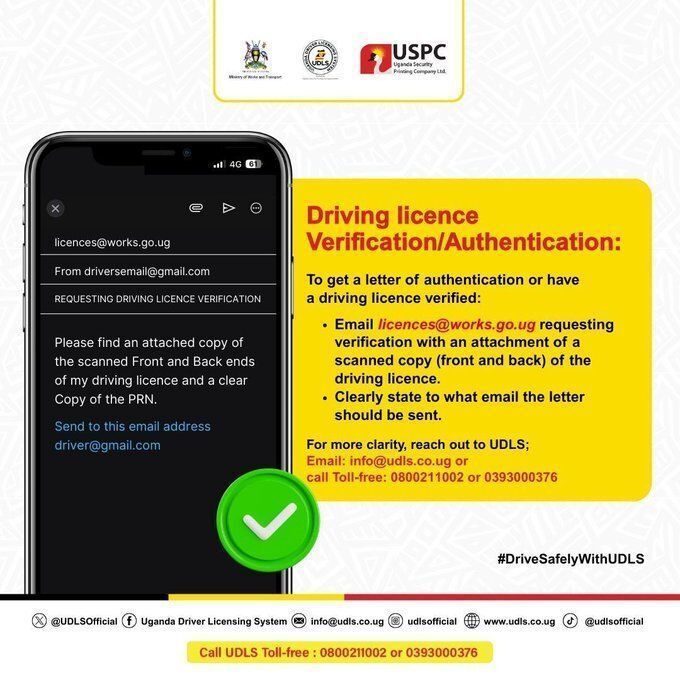 Uganda Driver Licensing System tweet media