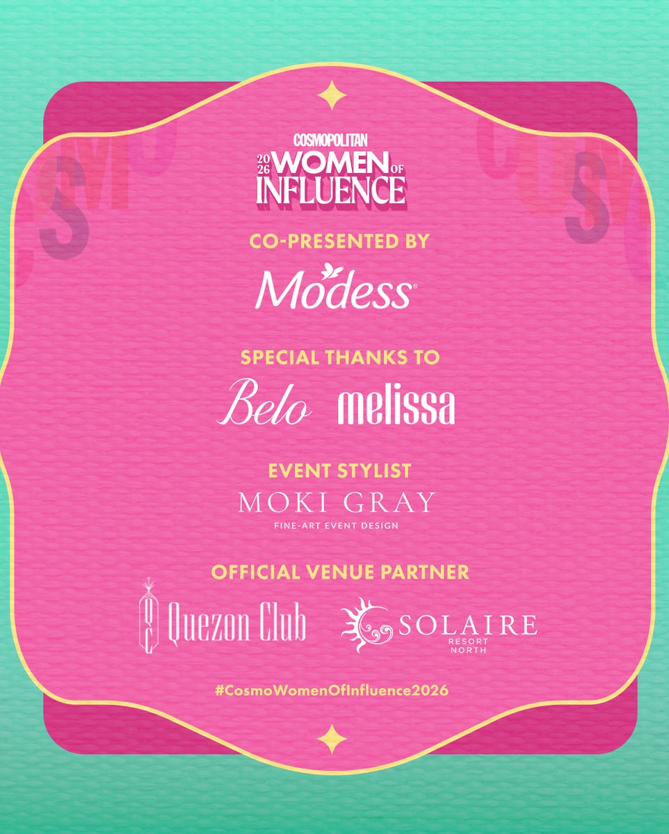 Cosmopolitan Philippines tweet media