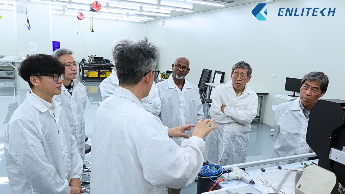 EnliTechnology's tweet photo. Professor Tsutomu Miyasaka, widely regarded as the father of perovskite solar cells, visited Taiwan on March 22, 2026, at the invitation of the Research Center for Critical Issues at Academia Sinica. In addition to attending academic symposiums, Professor Miyasaka made a special visit to Taiwan-based solar testing equipment leader Enlitech to explore the application potential of perovskite solar cells in satellite systems and emerging space markets.
At GTC 2026, NVIDIA unveiled its space-based data center computing platform, marking the beginning of the orbital computing era. In energy-constrained orbital environments, perovskite–silicon tandem solar cells, with their high efficiency and radiation resistance, are positioned as an ideal power source for space-based AI factories.
With over 16 years of expertise in perovskite solar testing, Enlitech has supported nearly a thousand research teams worldwide, contributing to close to 6,000 related publications in leading international journals. Before perovskite materials can be deployed in space, they must undergo rigorous validation in efficiency and stability. Enlitech’s precision characterization equipment serves as a critical enabler in shortening the path from laboratory research to real-world deployment.
#PerovskiteSolarCells
#SpaceTech
#Enlitech